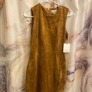 Calvin Klein Suede Dress
